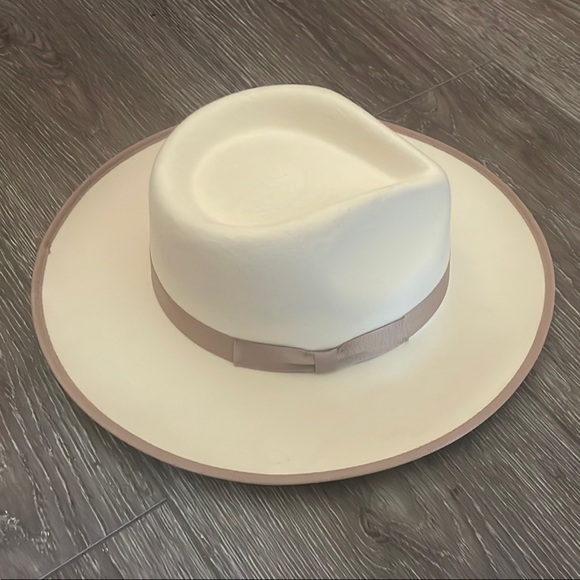 GIGI PIP Cream and Brown Rancher Hat - Picture 4 of 4